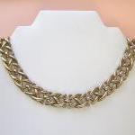 Vintage Trifari Gold Tone Link Choker on Luulla