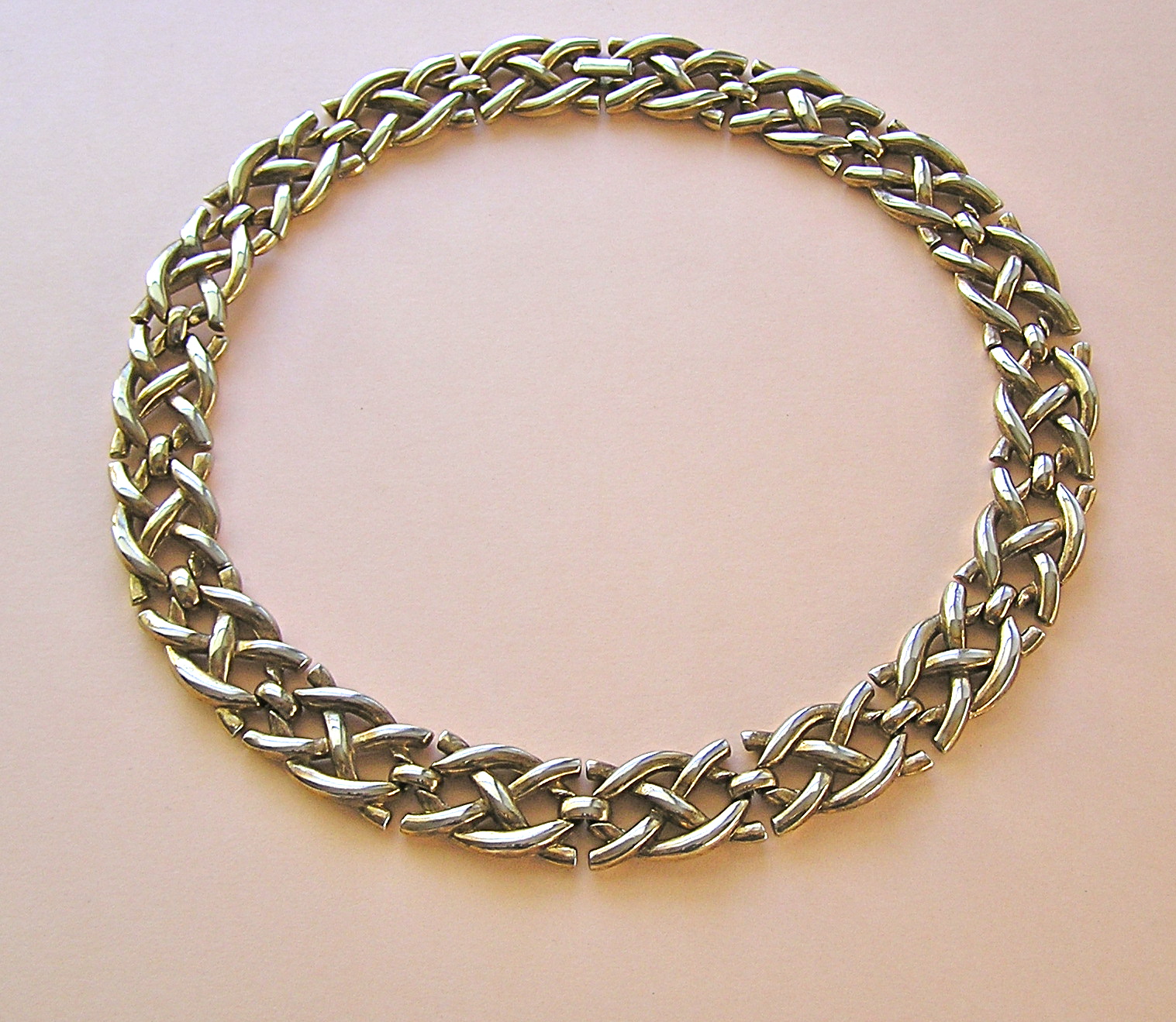 Vintage Trifari Gold Tone Link Choker on Luulla